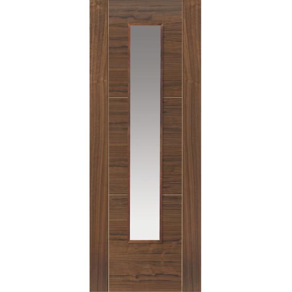 Mistral Walnut Glazed Door